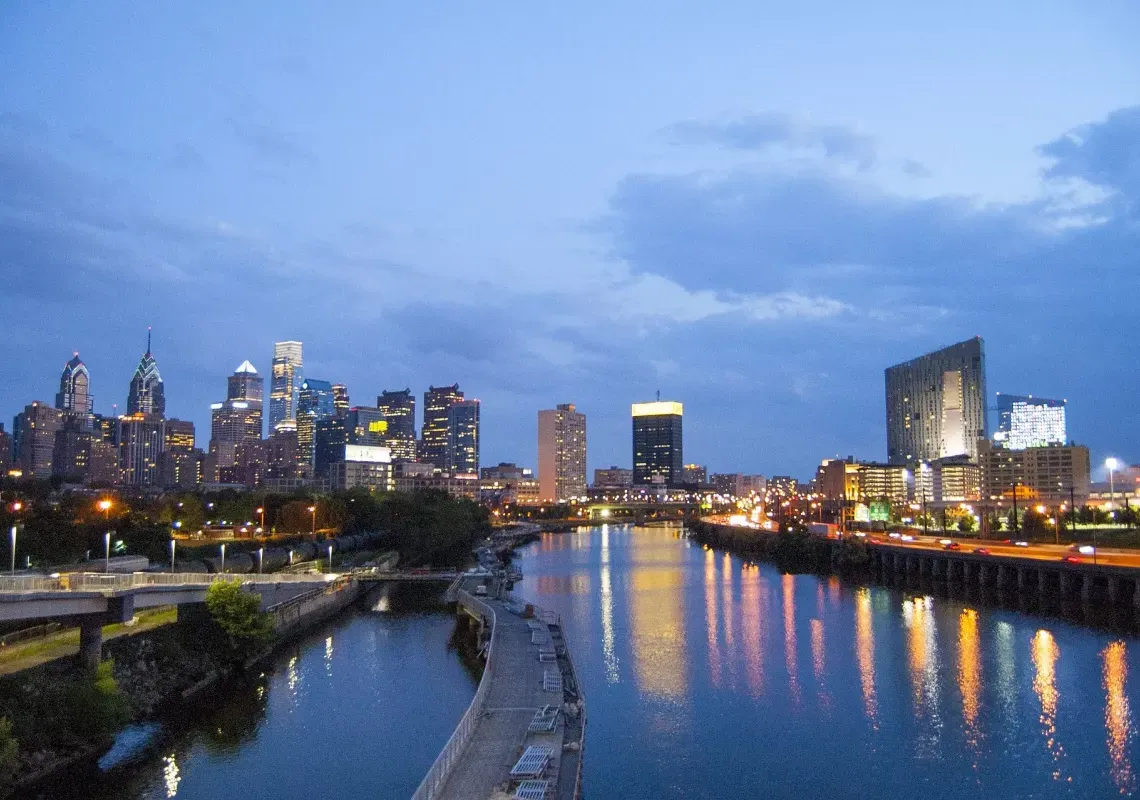 Philadelphia at Night